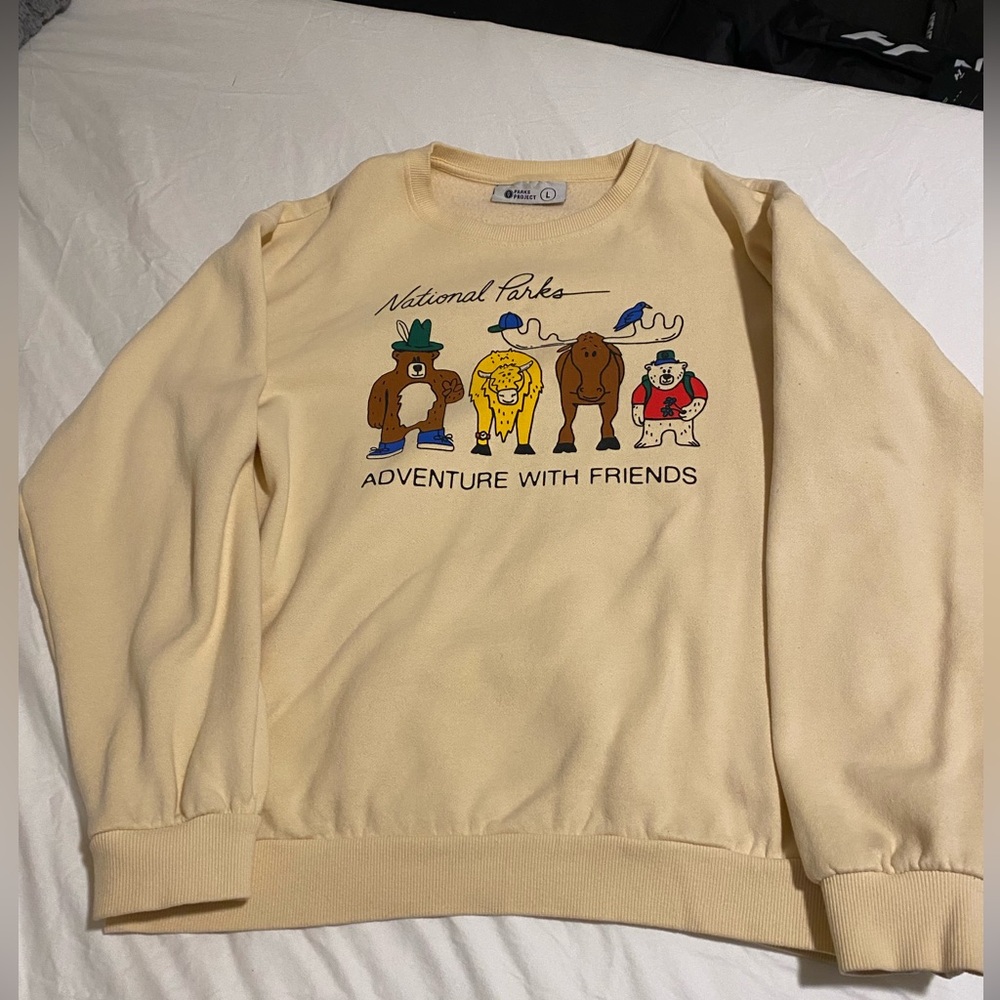 Parks Project Cream Adventure with Friends Sweater